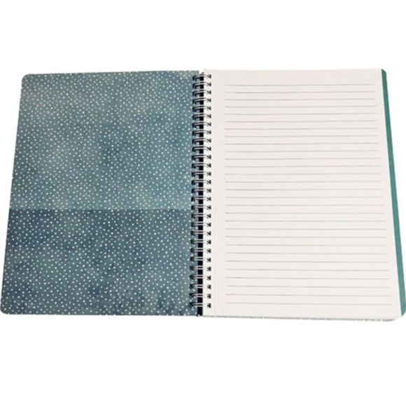 (1 Pk) Molly & Rex Spiral Notebook, Dog & Coffee Pattern, College Rule w/ Folder - Picture 3 of 8